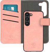 iMoshion Hoesje Geschikt voor Samsung Galaxy S23 Hoesje Met Pasjeshouder - iMoshion Uitneembare 2-in-1 Luxe Bookcase - Roze
