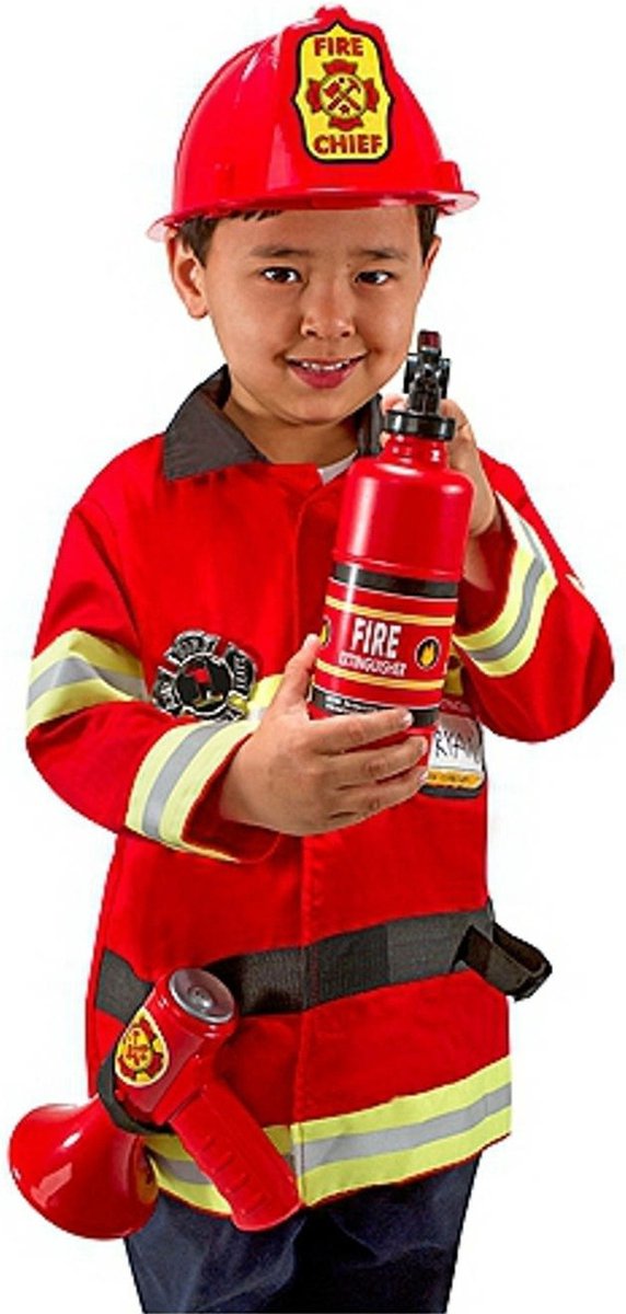 uitbreiden Verslaafde Productiecentrum Brandweer outfit - voor kinderen | bol.com