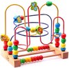 Boulier en bois Buxibo - Diverse couleurs - Calcul de boulier - Buxibo de calcul pour Jouets Kinder - Jeu Éducatif