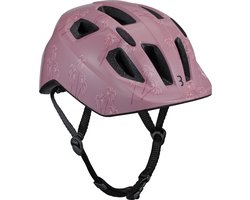 BBB Cycling Hero Kinderhelm Fiets Roze - Verstelbaar - Wasbare Padding - Medium: 4 - 6 Jaar - Fietshelm Meisjes en Jongens - Fietshelm Kinderen - Pink Palmtrees - BHE-172