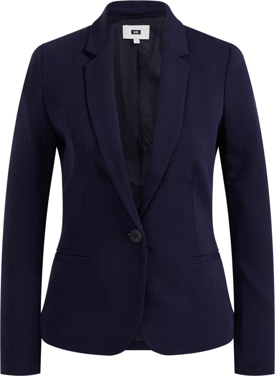 WE Fashion Dames getailleerde jersey stretch blazer