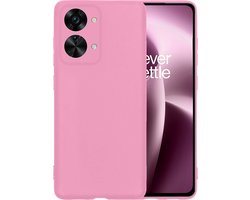 Coque OnePlus Nord 2T Coque Arrière en Siliconen - Coque OnePlus Nord 2T - Rose Clair