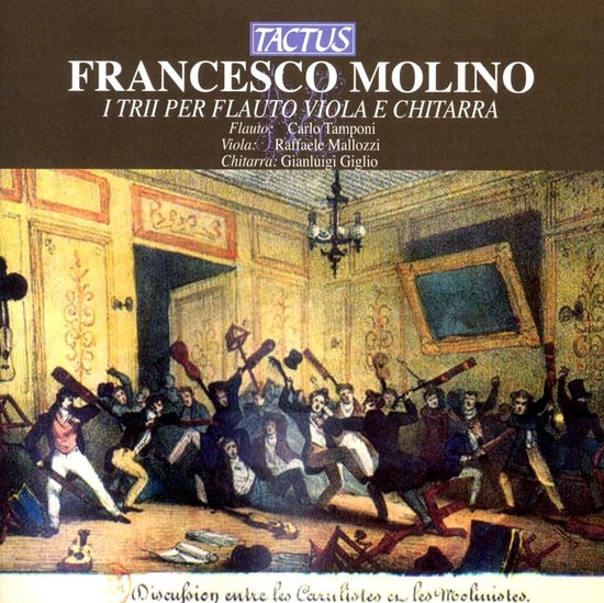 Carlo Tamponi, Raffaele Mallozzi, Gianluigi Giglio - Molino: I Trii Per Flauto Viola E Chitarra (CD)