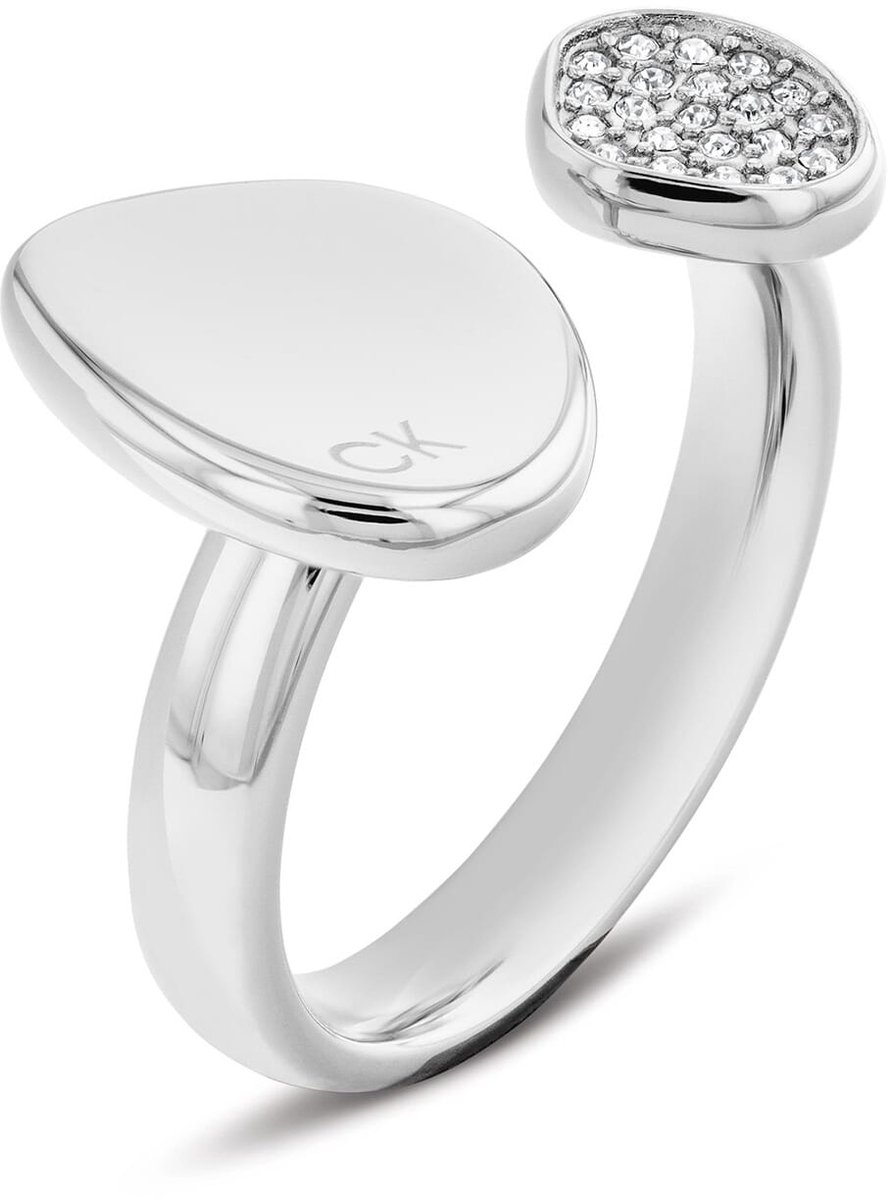 Calvin Klein CL35000319C Dames Ring Staal 54