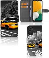 Beschermhoesje Geschikt voor Samsung Galaxy A14 5G Telefoon Hoesje New York Taxi