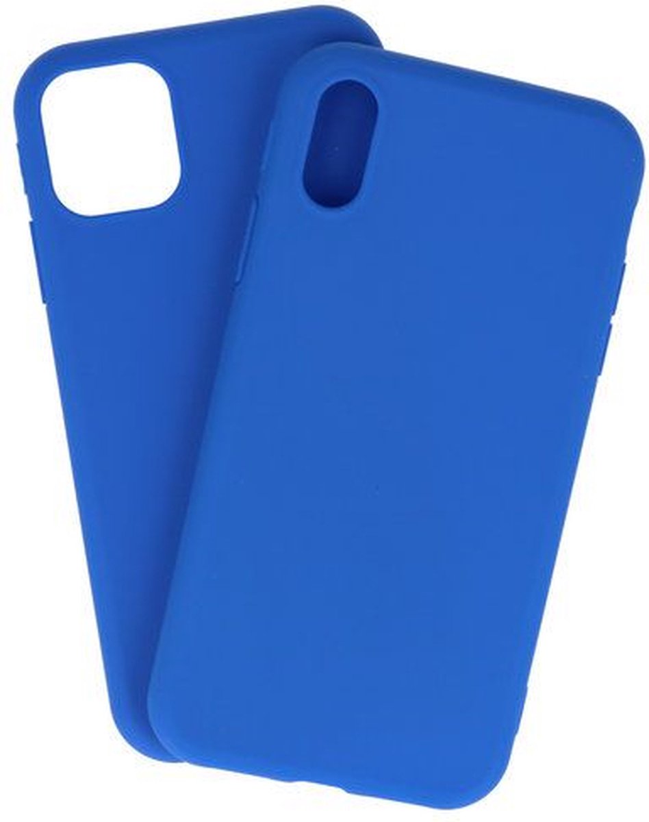 Samsung Galaxy S10 Lite / A91 Siliconen Hoesje - Blauw - Galaxy - Smartphone Case