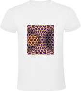 Optische illusie Heren T-shirt | draaien | bewegen | gezichtsbedrog | verbeelding