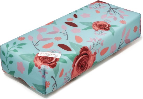 HOOODIE Big Cushie - Fietskussen Bagagedrager - Bloemen - Kussentje fietsstoeltje