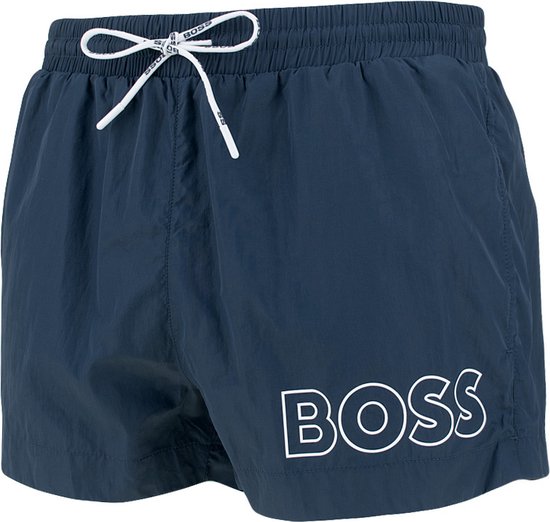 Hugo Boss BOSS zwemshort mooneye logo blauw - S