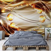 Fotobehang - Vlies Behang - Robijnen - Luxe - Kristallen - Edelstenen - Abstract - 254 x 184 cm