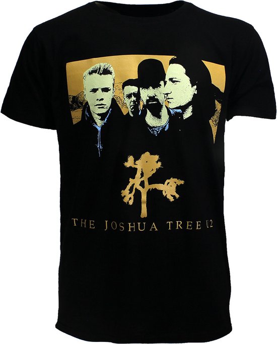 U2 The Joshua Tree Band T-Shirt Zwart - Officiële Merchandise - POPMERCH