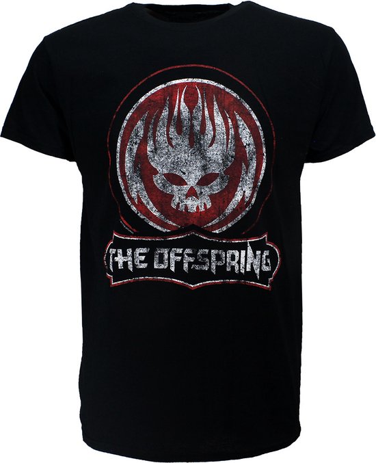 The Offspring Distressed Skull T-Shirt - Officiële Merchandise - M