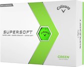 Balles de golf Callaway SuperSoft 2023 - Vert - 12 pièces