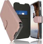 Accezz Hoesje Geschikt voor Samsung Galaxy S23 Plus Hoesje Met Pasjeshouder - Accezz Xtreme Wallet Bookcase - Rosé Goud