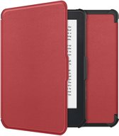 Hoesje geschikt voor Kobo Clara 2E E-reader - iMoshion Slim Soft Case Bookcase - Ook geschikt voor Tolino Shine 4 -Rood