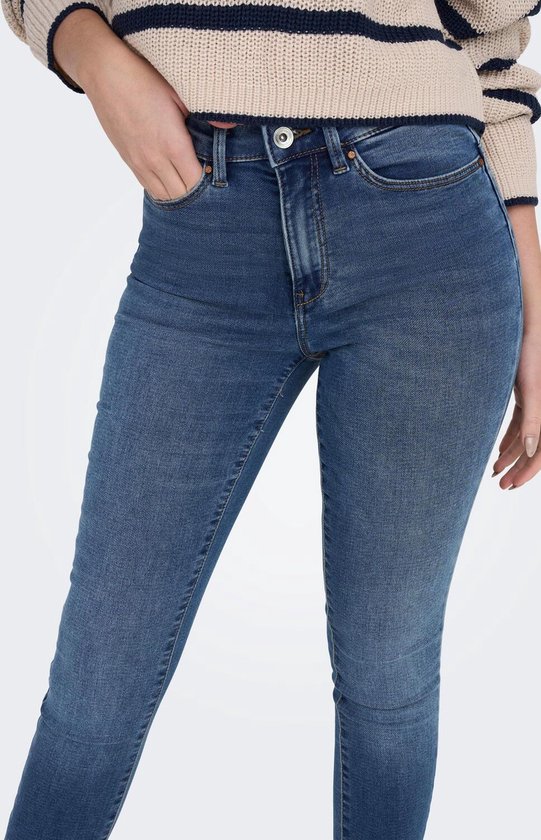 ONLY Onliconic HW Skinny Cargo Jeans Donna, Vita Alta, Denim Elasticizzato, Colore Tai, Chiusura Con Gancio E Zip