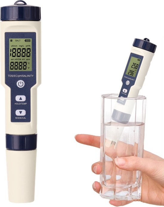 Currero Digitale PH Meter PH Meter Digitaal Zuurstofgraad Meten