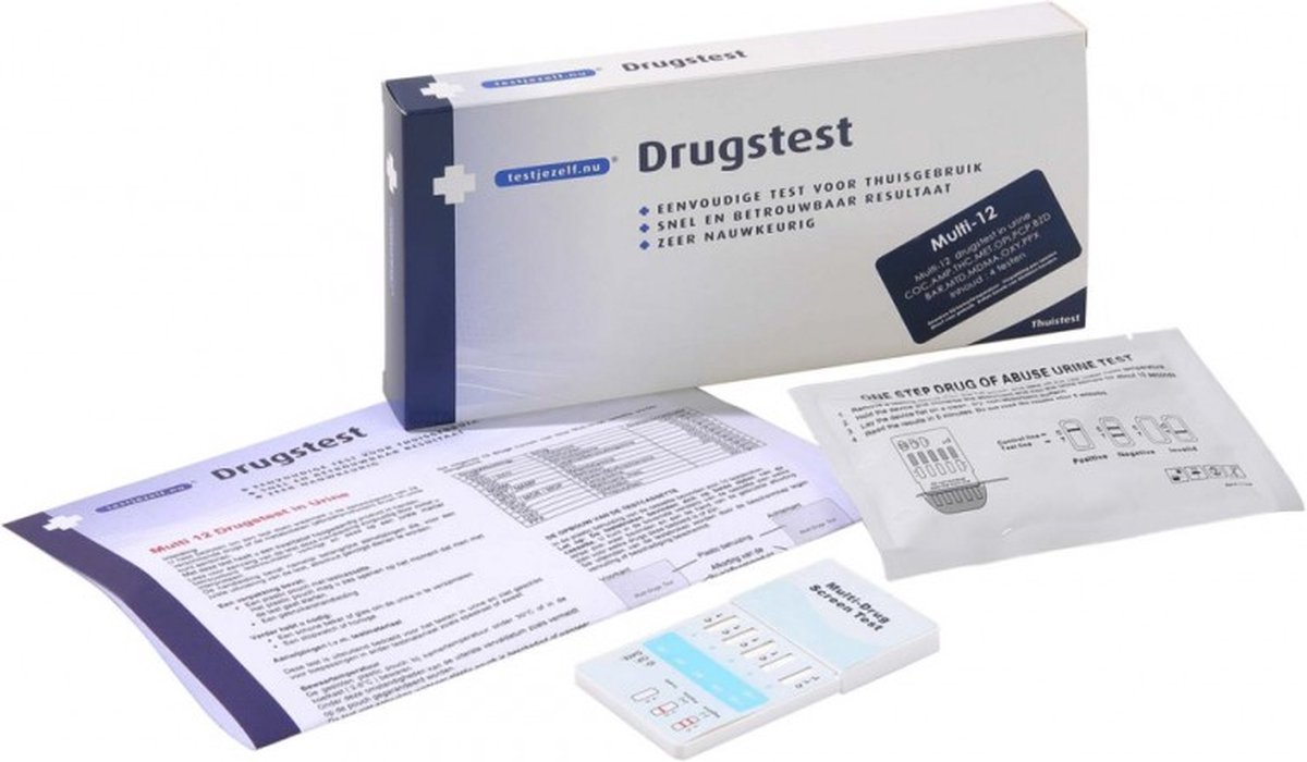 Goedkoopste Testjezelf.nu - Multidrugstest 12 - 4 Testen