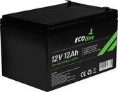 Bol.com EcoLine - AGM 12V 12AH - 12000mAh VRLA Batterij - 151 x 98x 94(98) - Deep Cycle Accu. aanbieding