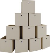 VCM Set de 10 Boîte Pliable Boîte en Tissu Boîte à Étagère Pliante Boîtes de Rangement Set de 10 Boîte Pliable Boîte en Tissu Boîte à Étagère Pliante Boîtes de Rangement