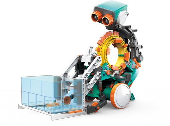 Construct & Create 5 in 1 Mechanical Frances Coding Robot ...