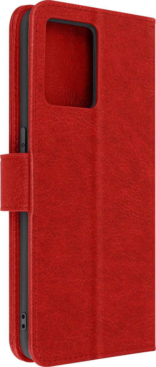 Geschikt voor Oppo Reno 7 Bookcover Video Support Functie rood