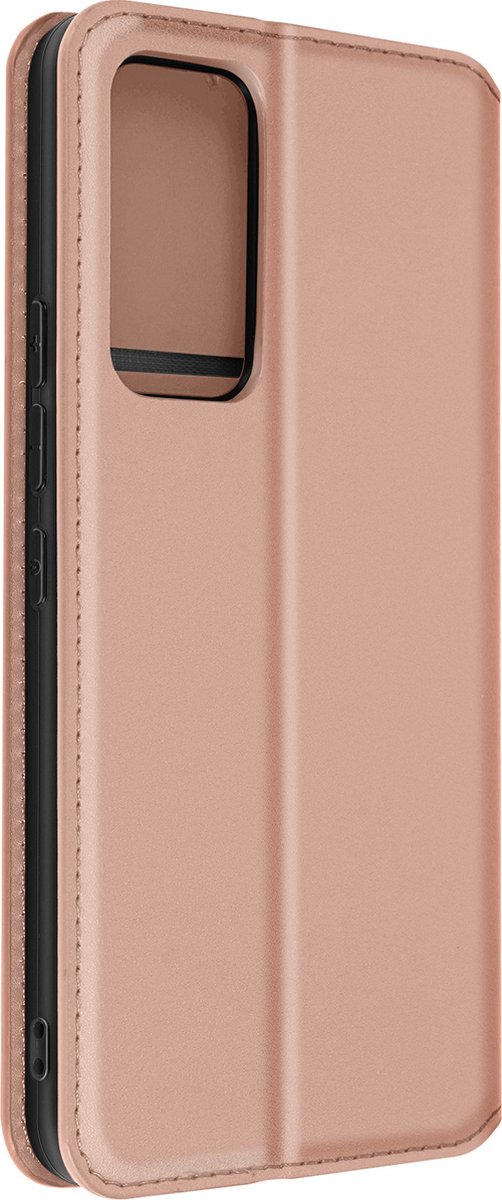 Hoes Geschikt voor Xiaomi 12 Lite klep portefeuille, video standaard roze