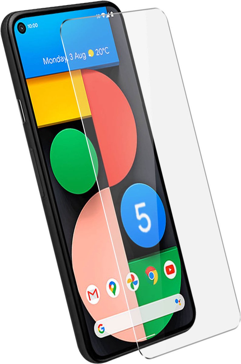Gehard Glas Geschikt voor Google Pixel 5 9H Anti-vlekken transparant