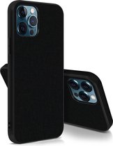 Geschikt voor Apple iPhone12 Pro Max Hybrid Case Stofafwerking Antivlek Wasbaar zwart