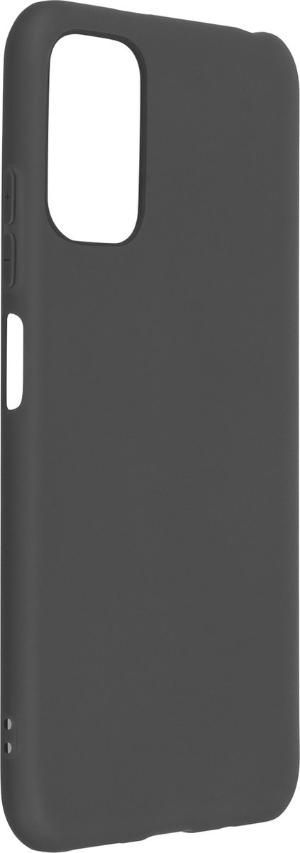 Redmi Note 10/Poco M3 Pro siliconen hoes Matte afwerking antivlek Zwart