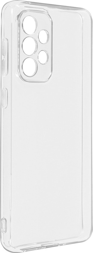 Geschikt voor Samsung Galaxy A33 5G Case Resistant Soft Flexible Gel Silicone transparant