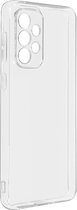 Geschikt voor Samsung Galaxy A33 5G Case Resistant Soft Flexible Gel Silicone transparant