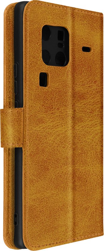Convient pour Vivo X80 Pro Wallet Case Fonction de support vidéo marron