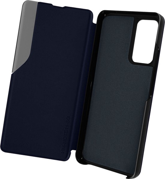 EASSGU Custodia In Silicone TPU Morbido Per POCO M4 Pro 5G E Redmi Note 11S 5G | Cover Trasparente Blu Fumo | Protezione Antiurto E Antigraffio