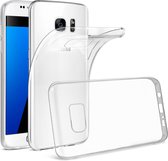 Geschikt voor Samsung Galaxy S7 Flexibele Siliconen Case Versterkte Hoeken Dun Transparant