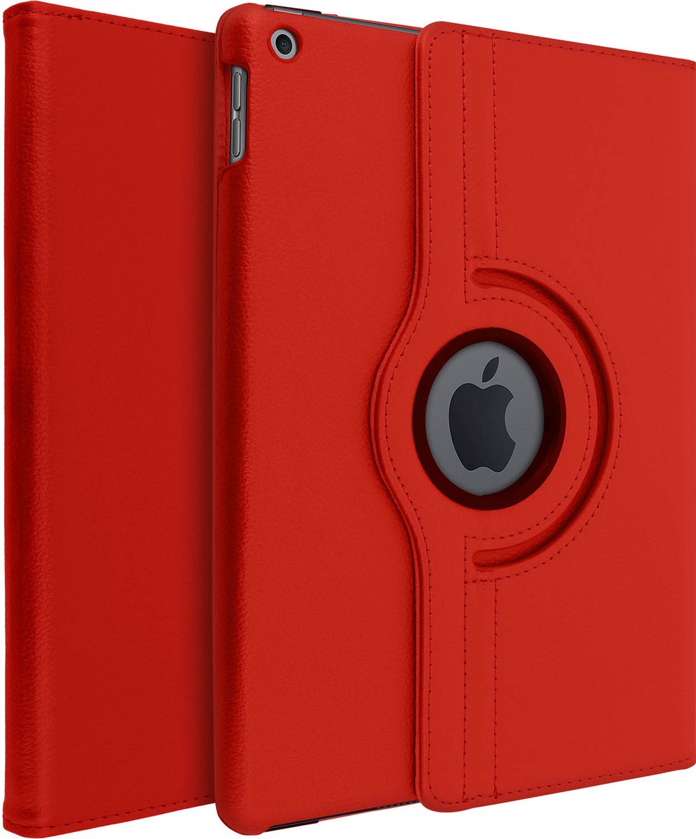 Geschikt voor Apple iPad 10.2 2019/2020 Flip Cover 360° Roterende Standaard rood