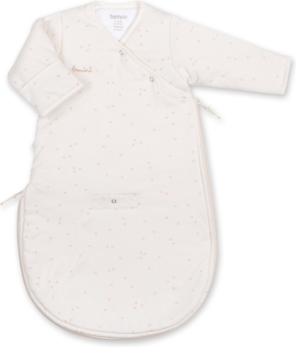 BEMINI Babyslaapzak - MAGIC BAG 1-4m - TOG 3 - Warm cocon - Mini pudding