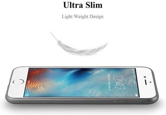 Cadorabo Hoesje geschikt voor Apple iPhone 6 PLUS / 6S PLUS in METALLIC GRIJS - Beschermhoes gemaakt van flexibel TPU silicone Case Cover