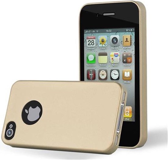 Coque Cadorabo pour Apple iPhone 4 / 4S en OR MÉTALLIQUE - Coque de  protection en... | bol.com