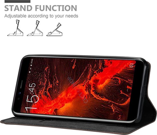 Étui Cadorabo pour Lenovo S5 en COFFEE BROWN - Pochette de protection avec fermeture magnétique