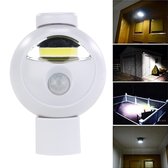 Cheqo® Bewegingsmelder - Lamp met Bewegingssensor voor Binnen en Buiten - Plafondlamp - 0 tot 5m Afstand - Automatisch Aan/Uit - 25sec Vertraging - Wandmontage - Op Batterijen