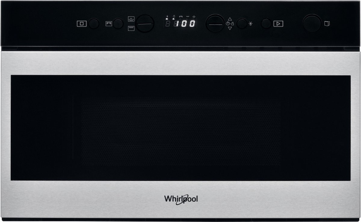 Whirlpool W7 MN840 Ingebouwd Grill-magnetron 22 l 750 W Roestvrijstaal