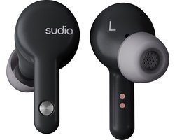 Sudio A2 in-ear true wireless earphones - draadloze oordopjes - met active noice cancellation (ANC) - Zwart