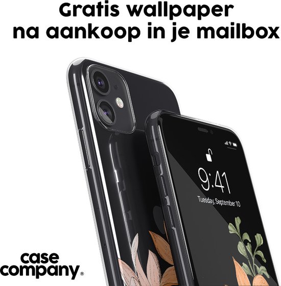 Case Company® - Coque Xiaomi Redmi Note 12 Pro avec cordon - Bouquet floral - Coque de téléphone avec cordon Zwart - Protection sur tous les côtés et sur le bord de l'écran