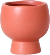 Home des colibris | Pot de fleur Scandic en terre cuite - Pot décoratif en céramique couleur terre cuite - taille du pot ò6cm