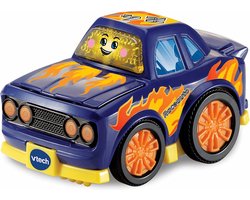 foto van VTech Toet Toet Auto’s Rico Raceauto – Speelgoed Auto – Met Licht- en Geluidseffecten – Blauw – Cadeau - 1 tot 5 jaar