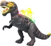 Tyrannosaurus Rex 43CM - met dino geluid en lichtjes - interactieve t-rex dinosaurus speelgoed (incl. batterijen)