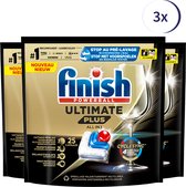 Finish Ultimate+ Regular 25 tabs - 3 stuks