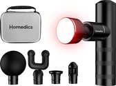 Bol.com HoMedics Myti Draadloze Massage Gun - 5 Opzetstukken - USB-C Oplaadbaar - 4 Intensiteitsinstellingen aanbieding