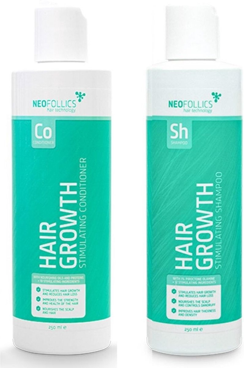 Bol.com Neofollics set tegen haaruitval Shampoo 250ml & Conditioner 250ml aanbieding